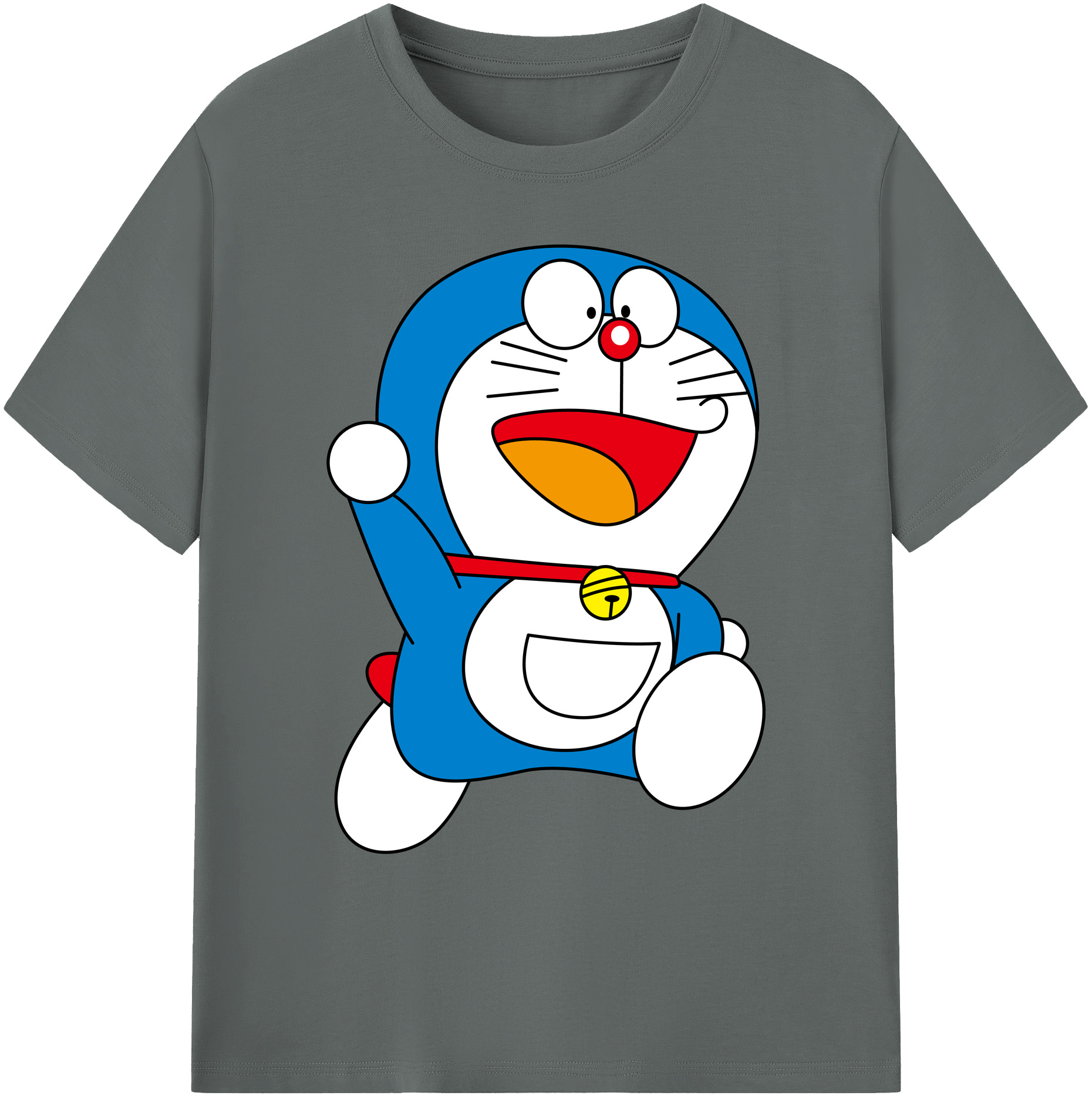 （画像用） ドラえもん Doraemon 綿100％ メンズ半袖Tシャツ｜肌触りやわらか＆通気性